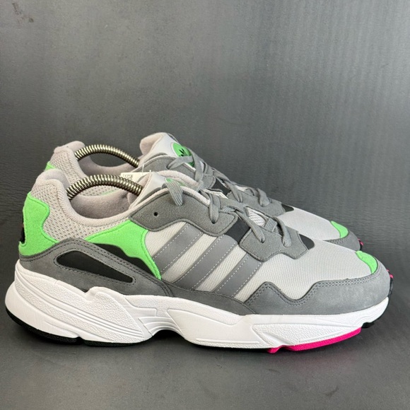 adidas Yung-96 Grey Shock Pink athletic sneaker shoes men's size 10 adidas Yung-96 Grey Shock Pink athletic sneaker shoes men's size 10